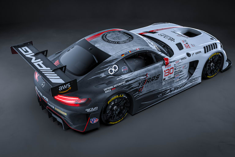 Das Mercedes-AMG Team GruppeM Racing startet im Jubiläumsdesign