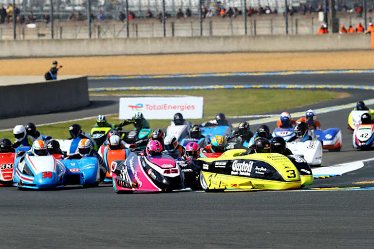 Schlosser/Schmidt (3) vor Payne/Rousseau (45), Ellis/Clément (verdeckt) und Chrstie/Christie (34)