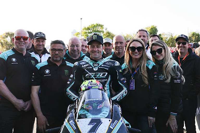 Platz 2 für den australischen FHO-BMW-Fahrer Josh Brookes