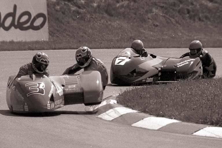 Klaus Klaffenböck/Christian Parzer (3) 1994 bei ihrem Heimrennen auf dem A1-Ring