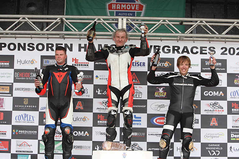 Jimmy Lafineur, Chris Meyer, Rene Voss (vlnr.)