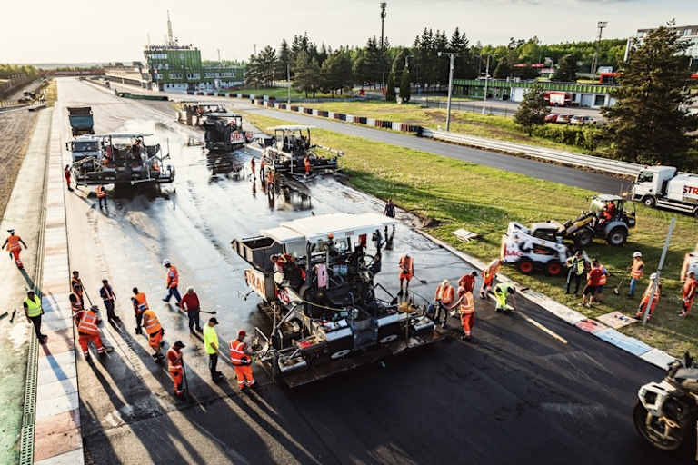 Das Automotodrom Brno wurde jüngst neu asphaltiert