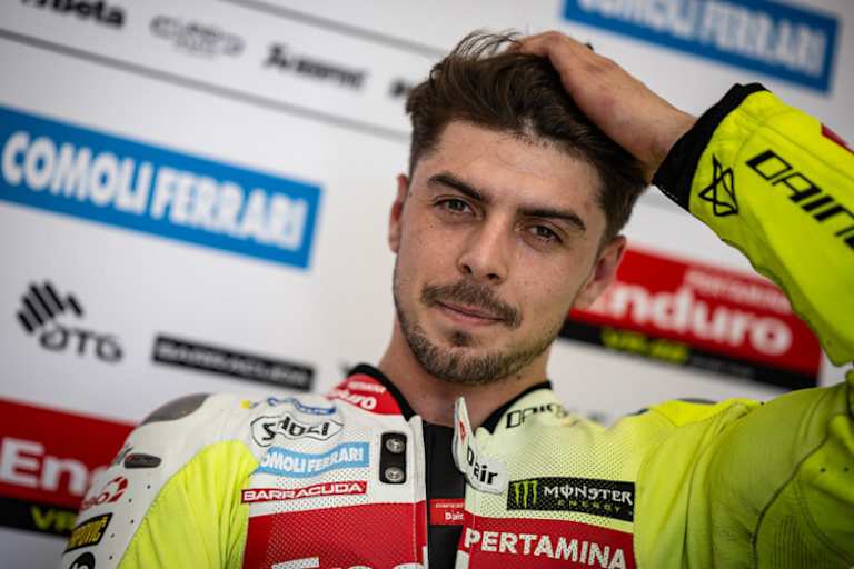 Neu in der VR46-Box: Fabio Di Giannantonio
