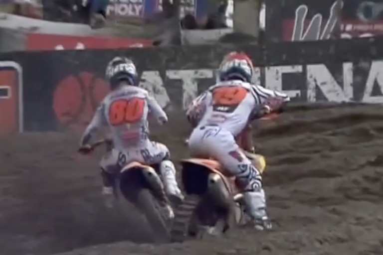 Adamo geht an Coenen vorbei in Führung