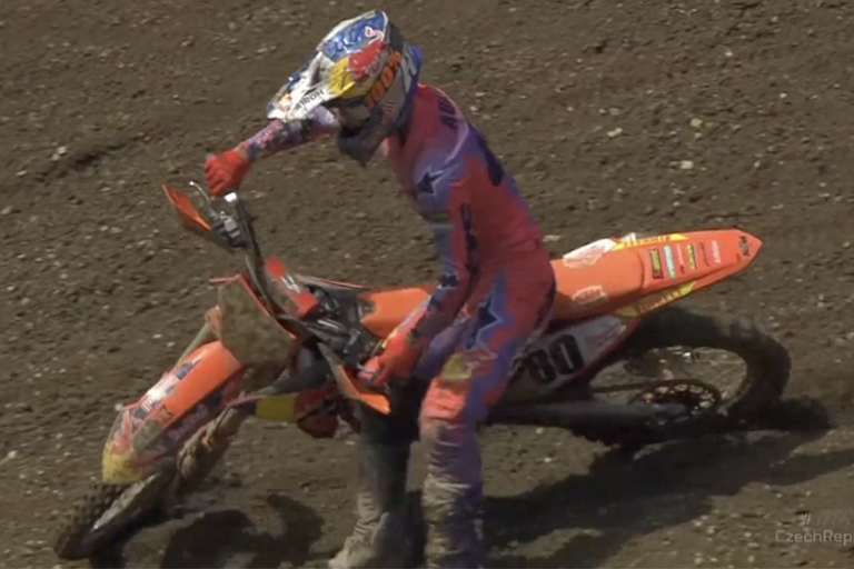 Andrea Adamo stürzte