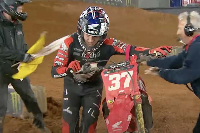 Max Anstie fiel mit Motorschaden aus