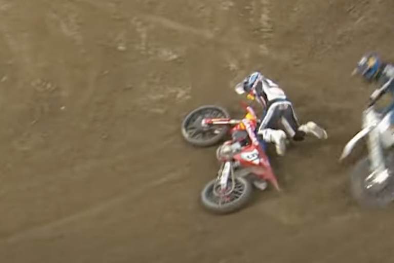 Justin Barcia stürzte im zweiten Finale