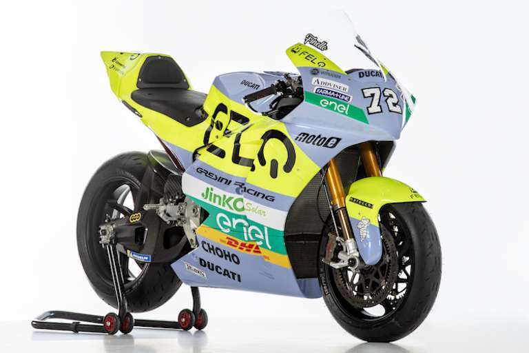 Weitestgehend unverändert: Der Look der Ducati V21L des Gresini Teams 