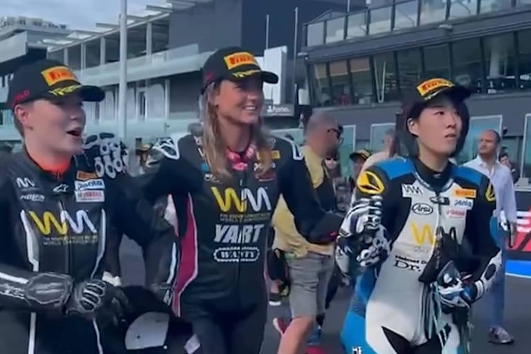 Emily Bondi wurde gestützt