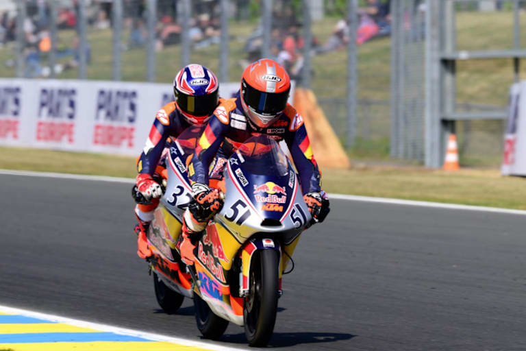 Brian Uriarte gewann das erste Rookies-Rennen in Le Mans