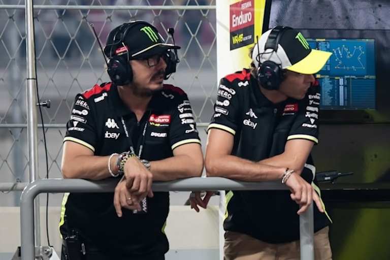 Ein Team im Fahrerlager seit fast 30 Jahren: «Uccio» und «Vale»