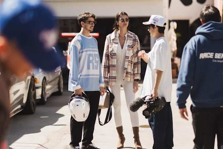 Fabio Di Gianntonio mit Freundin Jay Carol in Los Angeles