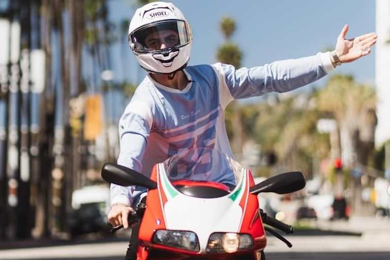 Genußfahrt für den MotoGP-Piloten in Los Angeles