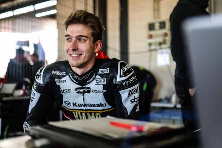 Glücklich mit seinem ersten Test: Marcel Brenner