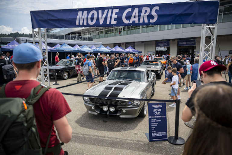 Ebenfalls dabei: Filmauto Eleanor, ein Ford Mustang von 1967