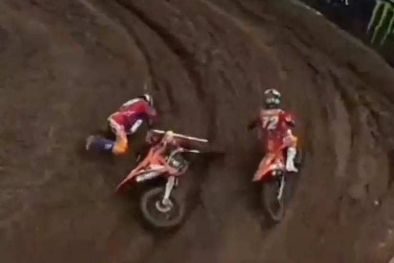 Sacha Coenen stürzt, Everts geht vorbei