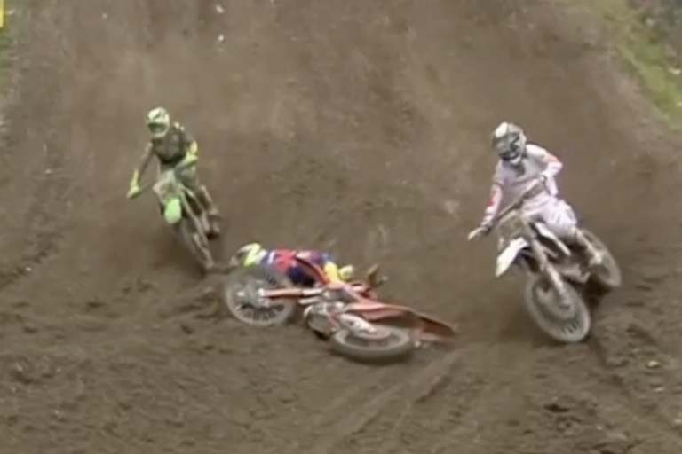 Lucas Coenen stürzte im zweiten Lauf