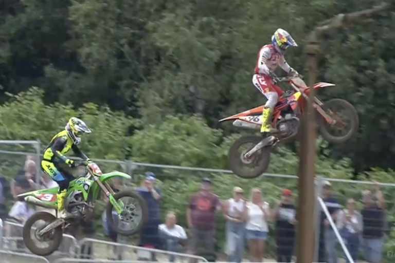 Mit diesem Gewaltsprung setzte sich Coenen kurzzeitig an die Spitze