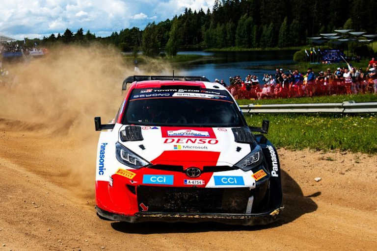 Toyota-Pilot Kalle Rovanperä gewann in 2023 die WM-Rallye Estland