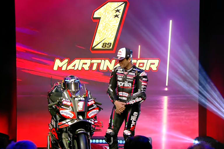 Januar 2025: Jorge Martin voll Zuversicht bei der Teamvorstellung in Mailand