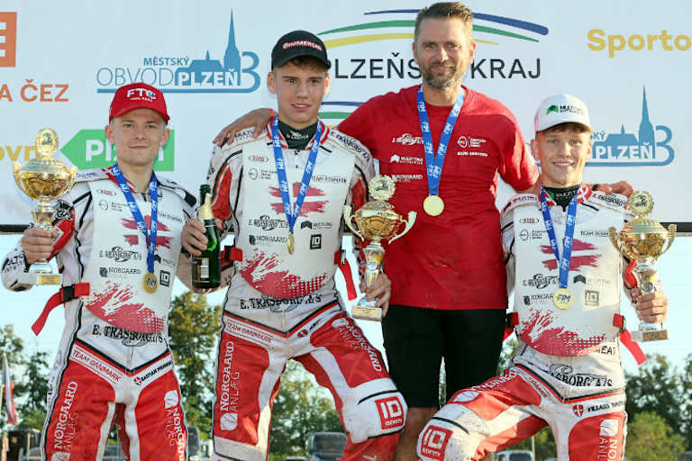 Das siegreiche dänische Team