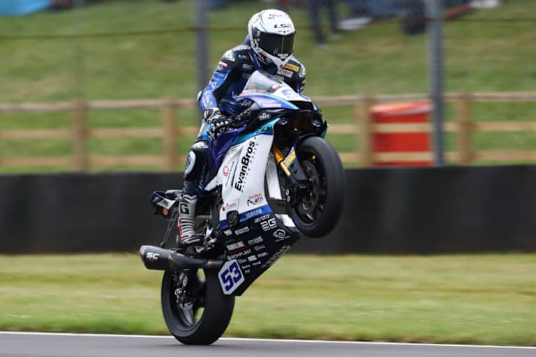 Valentin Debise (Yamaha) kam auf Platz 2