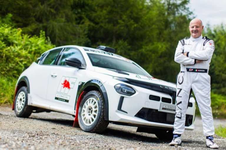 Italienische Kultmarke und zweifacher Rallye-Weltmeister wieder vereint: Lancia und Miki Biasion