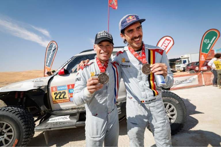 Mathieu Baumel will trotz Beinamputation mit Guillaume de Mevius in 2026 wieder die Dakar fahren