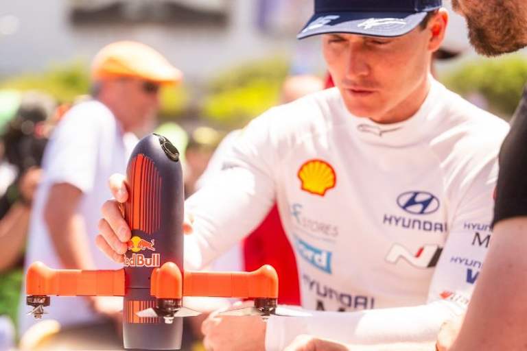Hyundai-Pilot Adrien Fourmaux vor fünf Jahren bei der Rally Islas Canarias der Sieger, damals als EM-Lauf