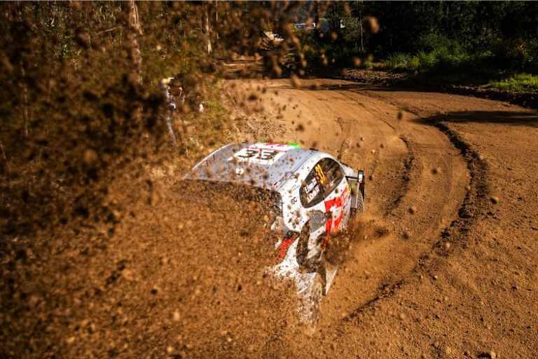 WM-Spitzenreiter Elfyn Evans gewann die Super Stage