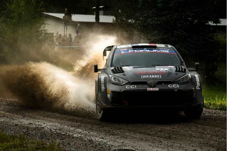 Im Vorjahr schon bei der Rallye-Finnland zum Sieg: Sebastien Ogier im Toyota