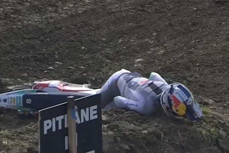 Kay de Wolf stürzte im zweiten Rennen