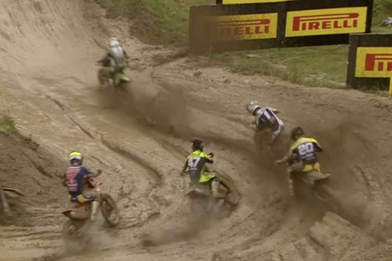 Kay de Wolf (#1) kämpfte sich durchs Feld nach vorne