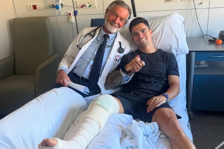 Eric Granado wurde im Dexeus Universitätskrankenhaus operiert