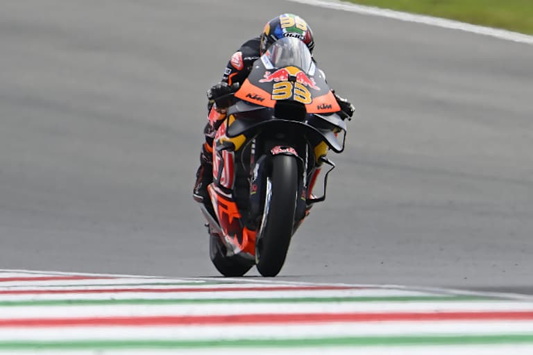 Weltrekordfahrt im Sommer 2023. In Mugello war Brad Binder auf seiner KTM an Ende der Geraden 366,1 km/h schnell