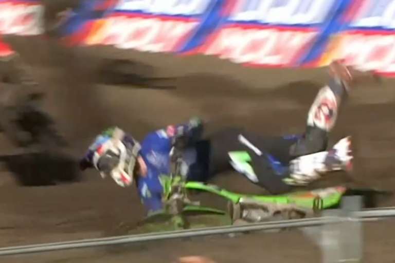 Romain Febvre stürzte im zweiten Lauf