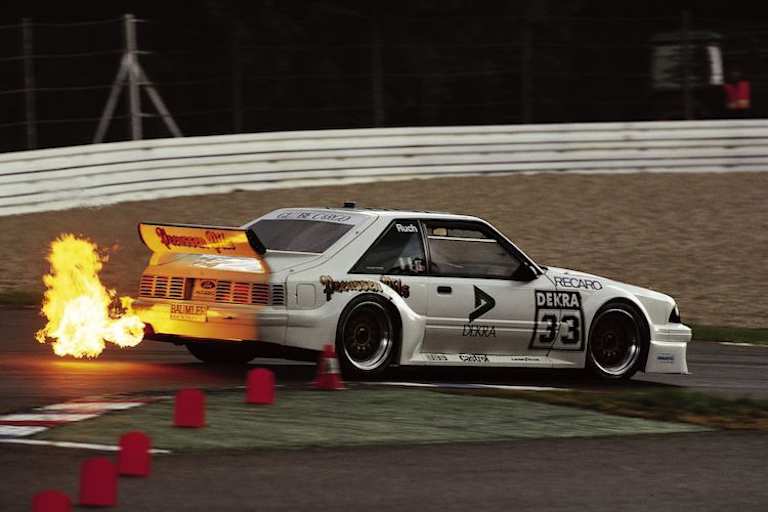 Gerd Ruch gehört mit seinem Mustang zur DTM-Legende