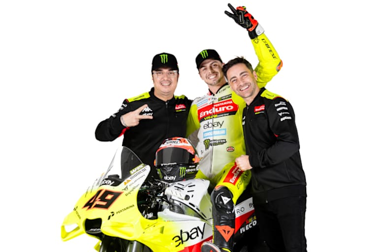 Gute Stimmung bei Uccio Salucci, Diggia und Pablo Nieto