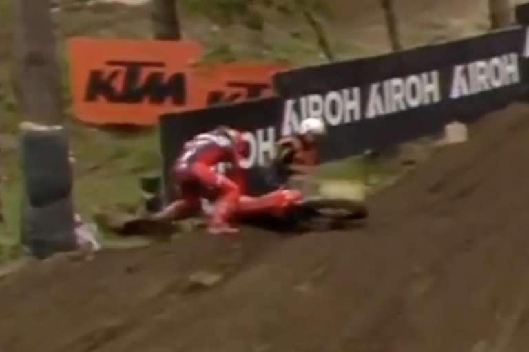 Tim Gajser stürzte im ersten Lauf