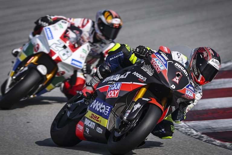 Hector Garzó sicherte sich im ersten Misano-Lauf den WM-Titel