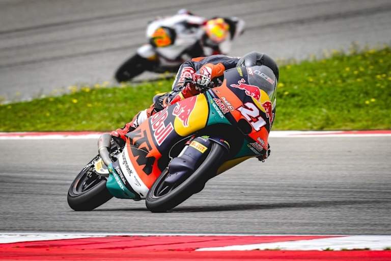 Hatte bisher gut zu tun. Moto3-Ersatzpilot Vicente Perez fuhr bereits drei Grand Prix