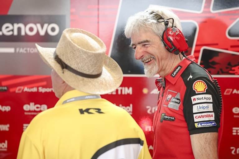 Gigi Dall'Igna mit Kenny Roberts senior