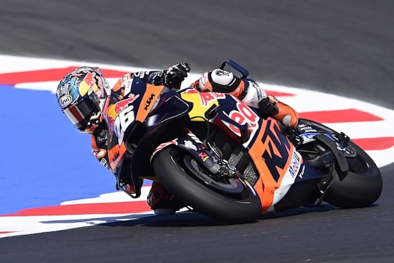 2023: Dani Pedrosa bei seinem Renneinsatz in Misano