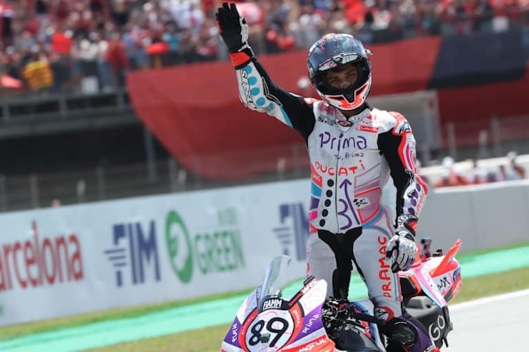 Jorge Martin bejubelt Platz 2 in Montmeló