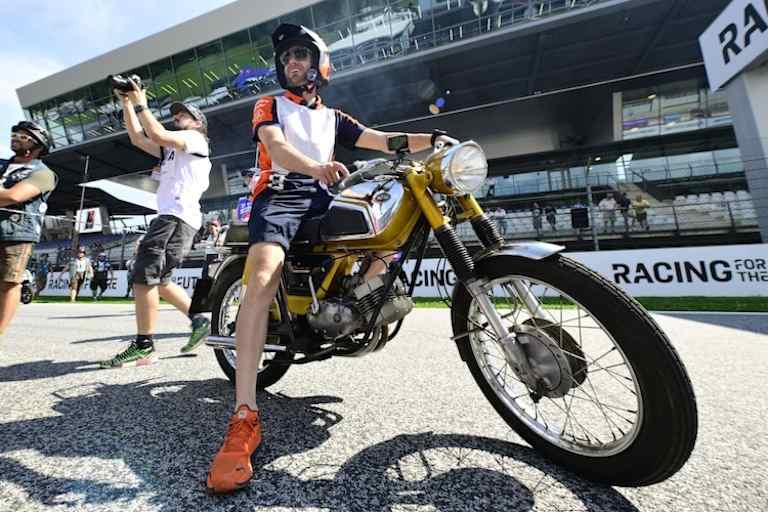 Brad Binder: Startklar für den Moped-GP mit 50 ccm