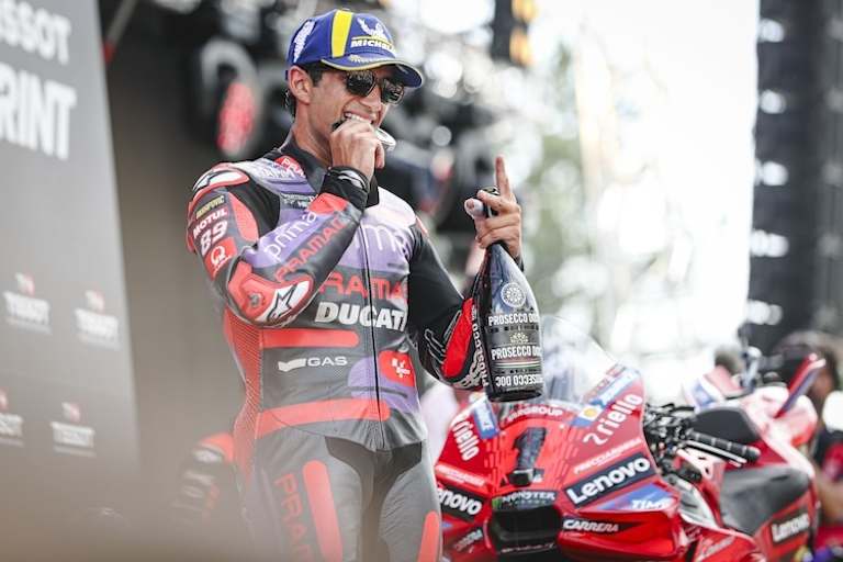 Jorge Martin: Nach Strafe Zweiter im Österreich-Sprint