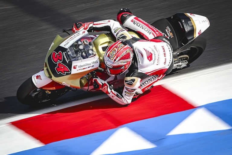 Als Rookie fuhr Rookie Aji auf der Moto2-Kalex dreimal in die Punkte