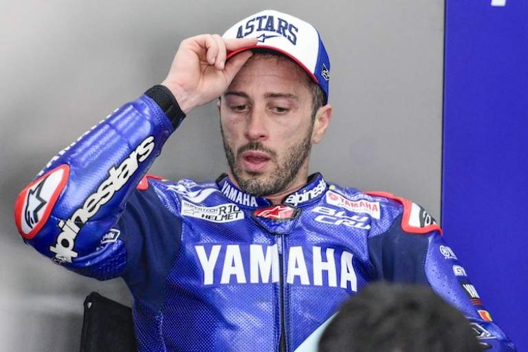 MotoGP-Veteran Andrea Dovizioso testet neben Augusto Fernandez die neue V4-Yamaha