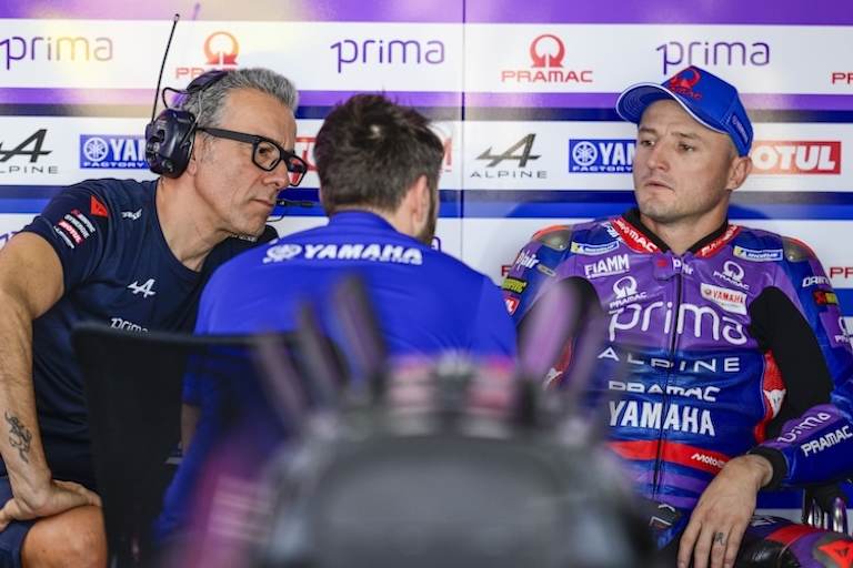 Miller neben seinem neuen Crew-Chief Giacomo Guidotti, der von Honda kam