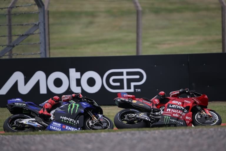 Hoffnung: Zu Beginn des Argentinien-Sprints fuhr Fabio Quartararo an der Spitze mit